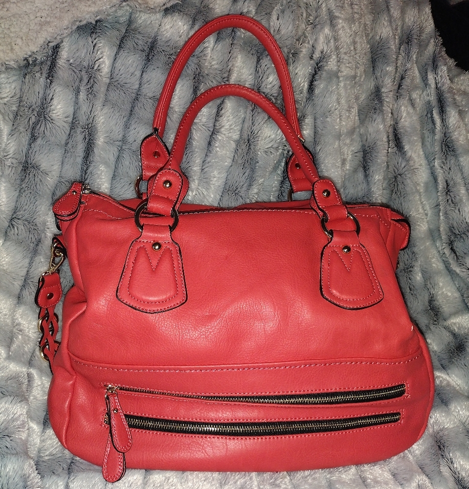 Charming Charlie Coral Shoulder Bag